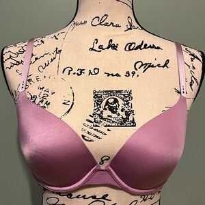 Victoria's Secret Pink Biofit Bra with Underwire & Rhinestone Accents